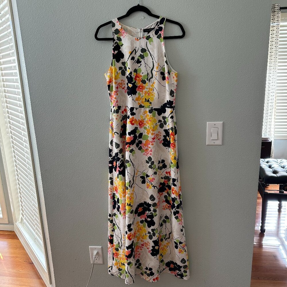 Banana Republic Maxi Dress Size 6 Floral Sleeveless